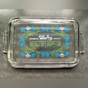 Vintage Presto Weefry Wee Fry Electric Skillet Glass Lid Only Top Replacement